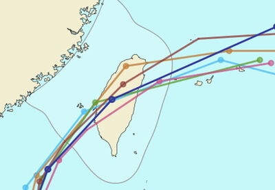 鳳凰最新各國路徑都穿台　2地防大量共伴致災雨