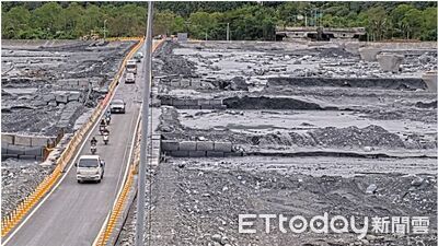 上游已有陣雨！馬太鞍溪臨時便道不排除緊急封路　改行替代道路