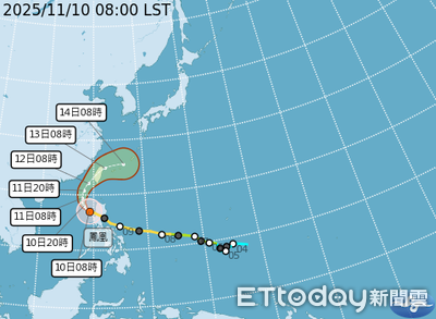鳳凰大甩尾「略過中央山脈」直撲台！他見路徑圖愣：狠角色