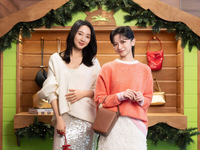 李沐想玩交換禮物收Longchamp、陳姸霏愛手套包!繽紛滑冰穿搭太可愛