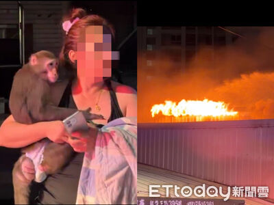 高雄凌晨民宅大火！鐵皮屋延燒3戶　女「緊抱愛猴」驚險逃生