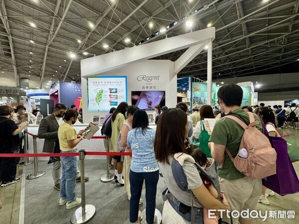 ▲2025ITF台北國際旅展今（9日）人潮。（圖／記者彭懷玉攝）