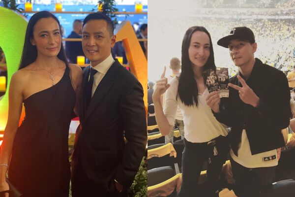 ▲▼吳彥祖睽違23年合作妻子Lisa S.。（圖／翻攝自Instagram／thelisa_s）