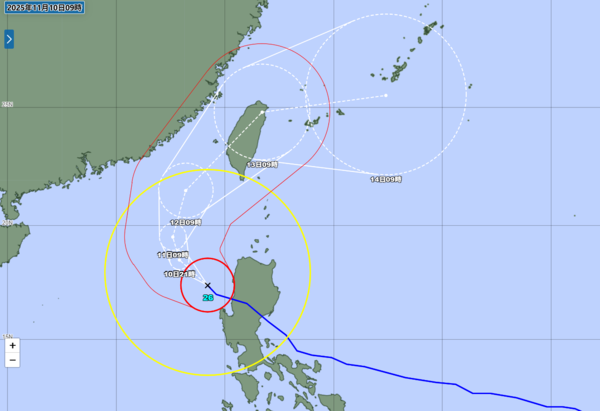 日氣象廳：鳳凰颱風從「台灣西部」登陸　13日東北部出海