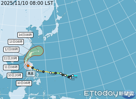 ▲▼鳳凰颱風。（圖／氣象署提供）
