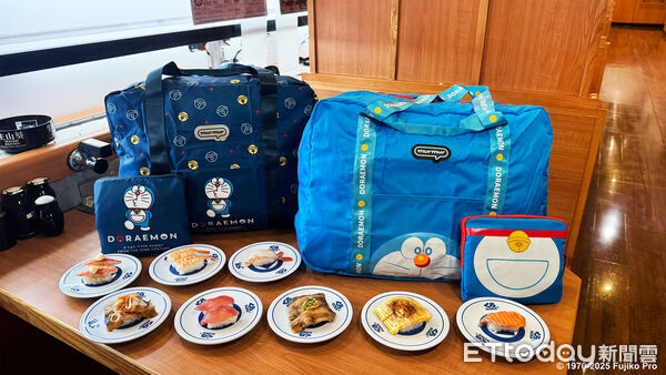 ▲結束吉伊卡哇聯名活動後，藏壽司宣布首度與日本人氣動漫「哆啦A夢」合作，推出13款壽司主題扭蛋，11月14日登場。（圖／藏壽司提供）