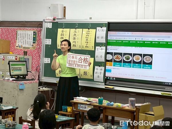 ▲台南市校園午餐恢復使用可溯源國產豬，推出「好吃豬」節氣料理。（記者林東良翻攝，下同）