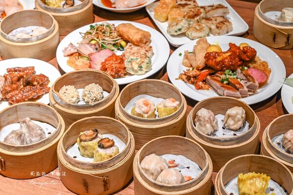 ▲▼台北港式吃到飽「村民食堂廚窗港點」！豐盛手工現做港點，CP值高近士林站。（圖／部落客周花花提供）