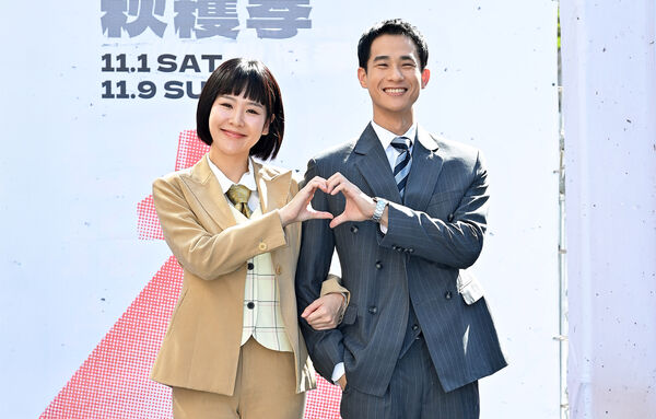 ▲《寶島西米樂 傳承》尹昭德、黃瑄、盧彥澤、何宜珊、蔡祥、王盈凱、陳文山、馬國賢等人參加大稻埕秋穫季走秀活動。（圖／台視提供）