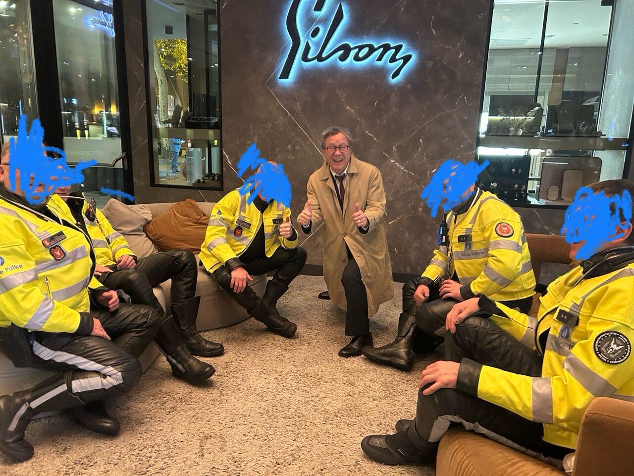 謝志偉PO保護蕭美琴維安合照　「為何有此維安？中國要怪自己」