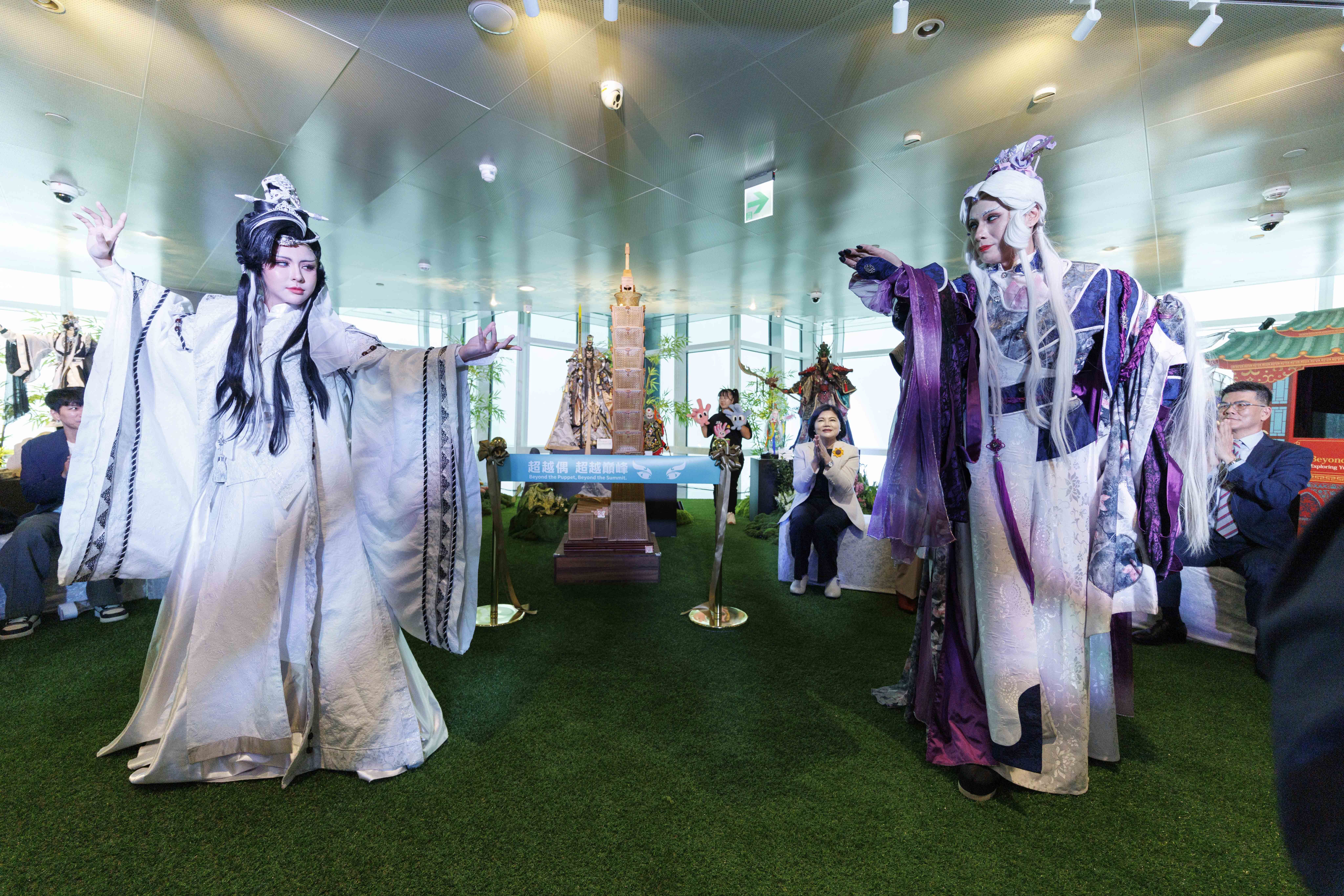 ▲▼雲林,台北101,布袋戲,霹靂,金光,新興閣,隆興閣,五洲園,木藝堂,展覽,超越偶・超越巔峰,雲林國際偶戲節,森林療癒季。（圖／雲林縣政府提供）