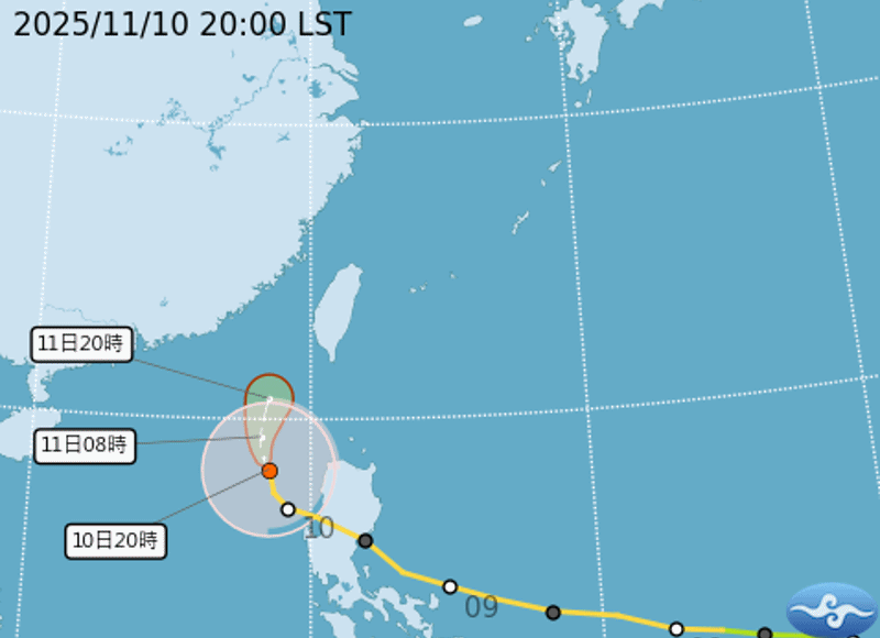 ▲▼鳳凰颱風。（圖／中央氣象署）