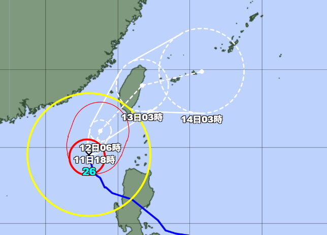 （圖／日本氣象廳）