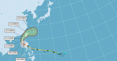 鳳凰明發陸警！氣象署曝首波警戒範圍　「3地區」放颱風假機率最高