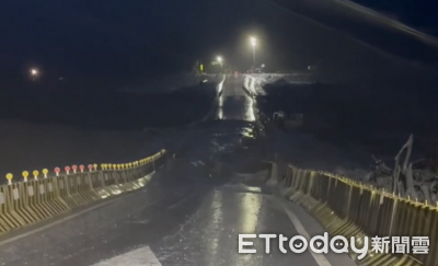 馬太鞍溪泥水持續漫出台9線!徐榛蔚親赴現場勘災 交通管制擴大