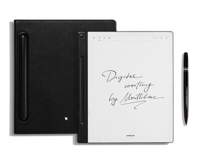 萬寶龍數位書寫連摩擦紙聲都還原　數位筆還可換筆尖