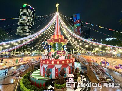 新北耶誕城開箱!LINE FRIENDS馬戲團主燈 飄雪秀時間、亮點攻略