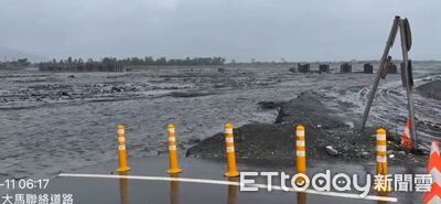 馬太鞍溪便道消失！被大水淹沒「不知是否沖毀」...驚悚畫面曝