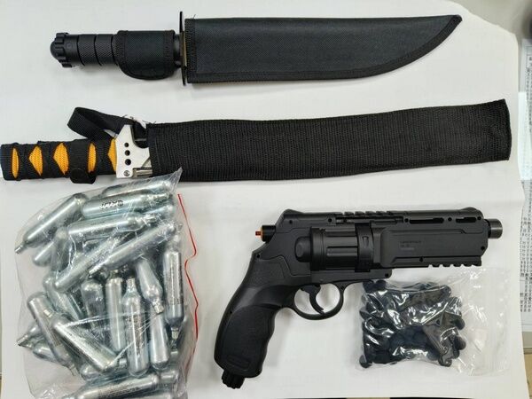 ▲中壢警掃蕩黑幫