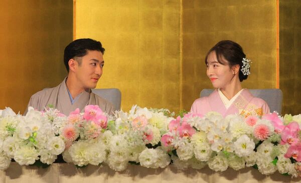 ▲▼乃木坂46偶像出身的能條愛未宣布結婚，對象是歌舞伎演員中村橋之助。（圖／翻攝自X）