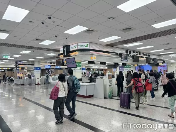 ▲▼交通部長陳世凱今前往松山機場視察。（圖／記者周湘芸攝）