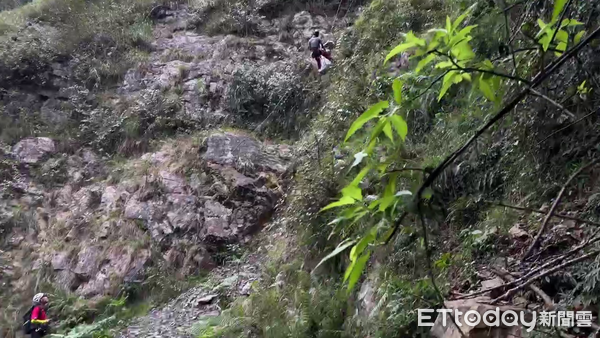 ▲郡大山西南稜失聯搜救案。（圖／記者高堂堯翻攝）