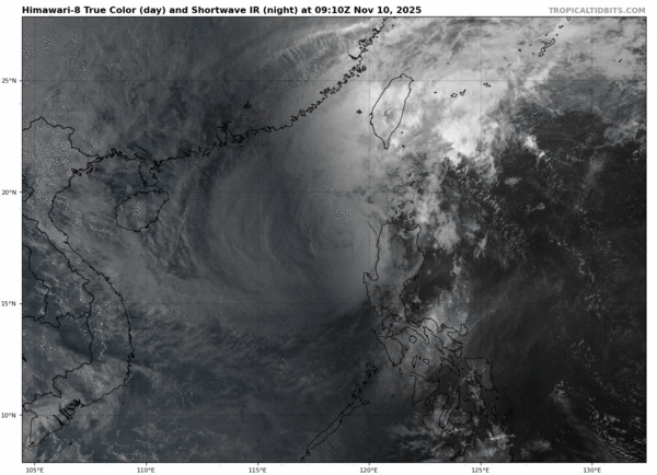 ▲▼鳳凰颱風。（圖／翻攝tropicaltidbits）
