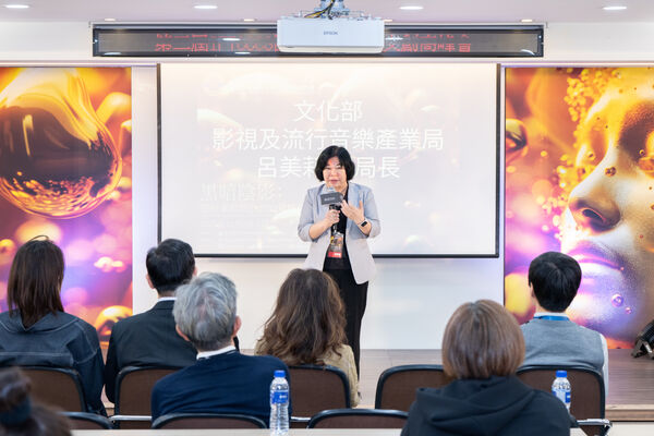▲文化部影視及流行音樂產業局 呂美莉 副局長。（圖／台北市演藝工會提供）