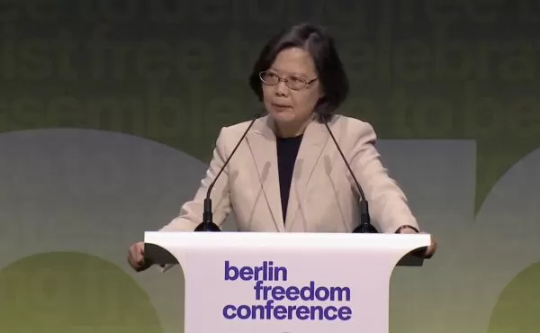 ▲▼前總統蔡英文10日出席第一屆「柏林自由週」（Berlin Freedom Conference）活動，並應邀於「柏林自由會議」（Berlin Freedom Conference）發表演說。（圖／Berlin Freedom Conference主辦單位直播）