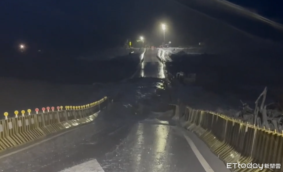 馬太鞍溪泥水持續漫出台9線!徐榛蔚親赴現場勘災 交通管制擴大