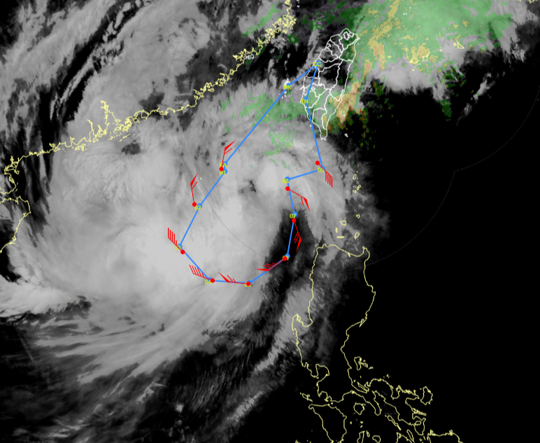 ▲▼氣象署今天清晨5時啟動追風觀測。（圖／氣象署提供）
