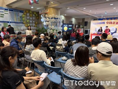 打詐版雙11！士林分署開拍64萬顆泰達幣　颱風天民眾擠滿現場