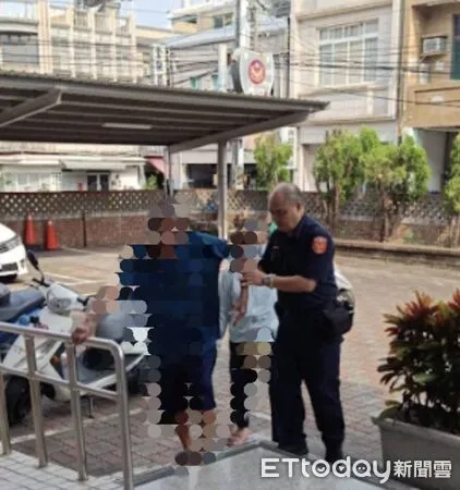 ▲東港警方找到許姓阿北。（圖／記者陳崑福翻攝）