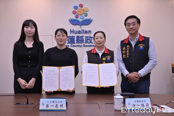 ▲仁川觀光公社次長蔡慈熙專程來訪花蓮拜會縣長徐榛蔚。（圖／花蓮縣政府提供，下同）
