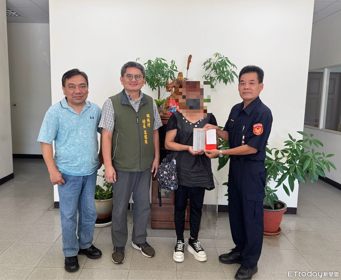 屏東清寒婦喪夫生活壓力大 枋寮警募善款3萬助她度難關