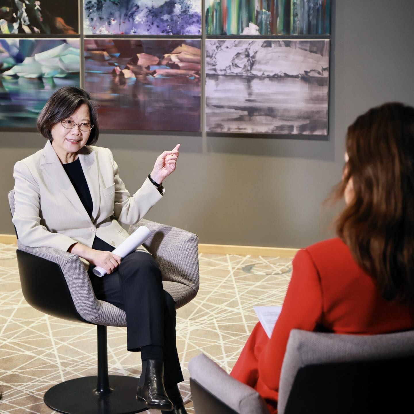 ▲▼蔡英文參觀德國國會。（圖／翻攝自Facebook／蔡英文）