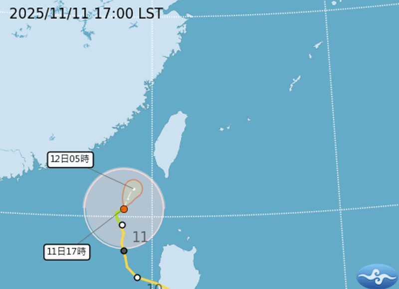 ▲▼鳳凰颱風。（圖／中央氣象署）