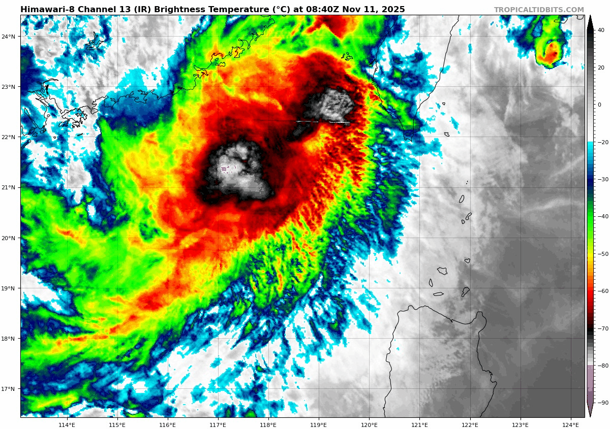 ▲▼鳳凰颱風。（圖／翻攝tropicaltidbits）