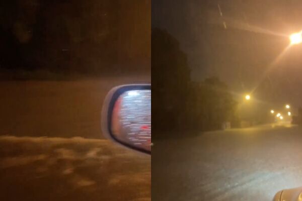 ▲▼武荖坑淹水。（圖／翻攝Threads／koixvxy）