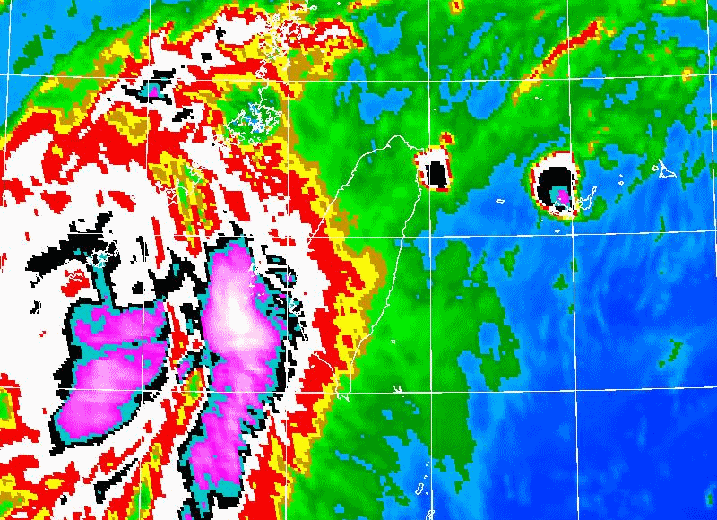▲▼鳳凰颱風。（圖／中央氣象署）