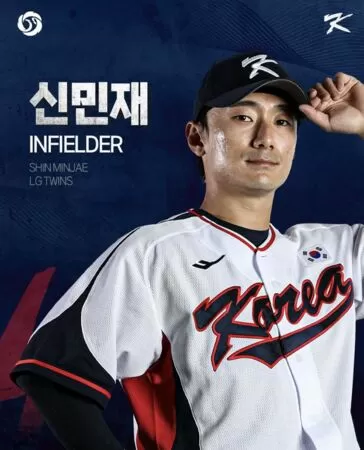 ▲申珉宰。（圖／截自KBO官方粉絲團）