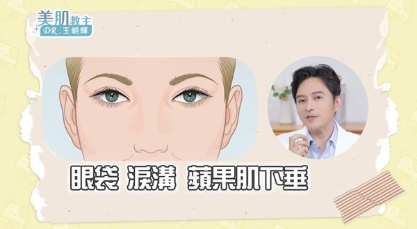 ▲▼李明川分享眼袋手術迷思。（圖／翻攝自YouTube／美肌教主DR.王朝輝）