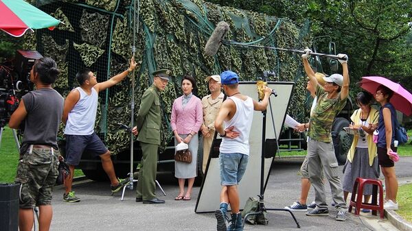 ▲電視連續劇《一把青》使用台北賓館作為劇中1945年空軍總司令部。（圖／台北市影委會提供）