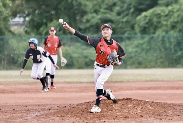 ▲金門金城陳柏愷投4.1局失4分(3分自責)。（圖／學生棒聯提供）