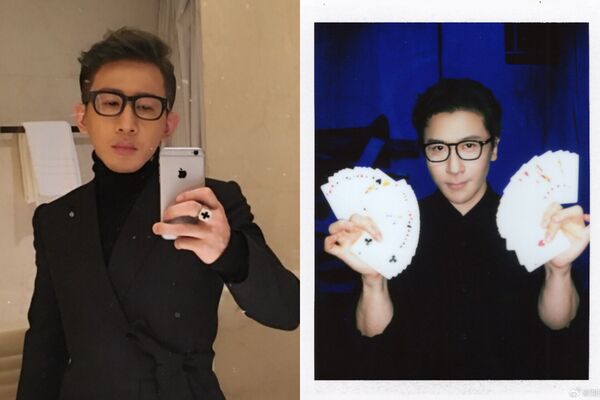 ▲▼魔術師劉謙1年半前確診肺腺癌　鬆口曝近況。（圖／翻攝自微博／劉謙）