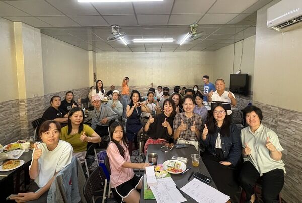 ▲民進黨中央桃園新住民交流座談