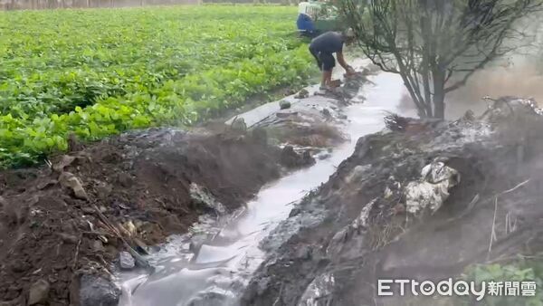 ▲▼      萬丹泥火山4噴口泥漿滾滾       。（圖／屏東縣議員許展維提供）