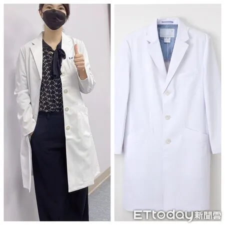 ▲新營醫院慶祝醫師節，院長莊毓民致贈專屬醫師袍，感謝醫師守護健康的奉獻精神。（記者林東良翻攝，下同）