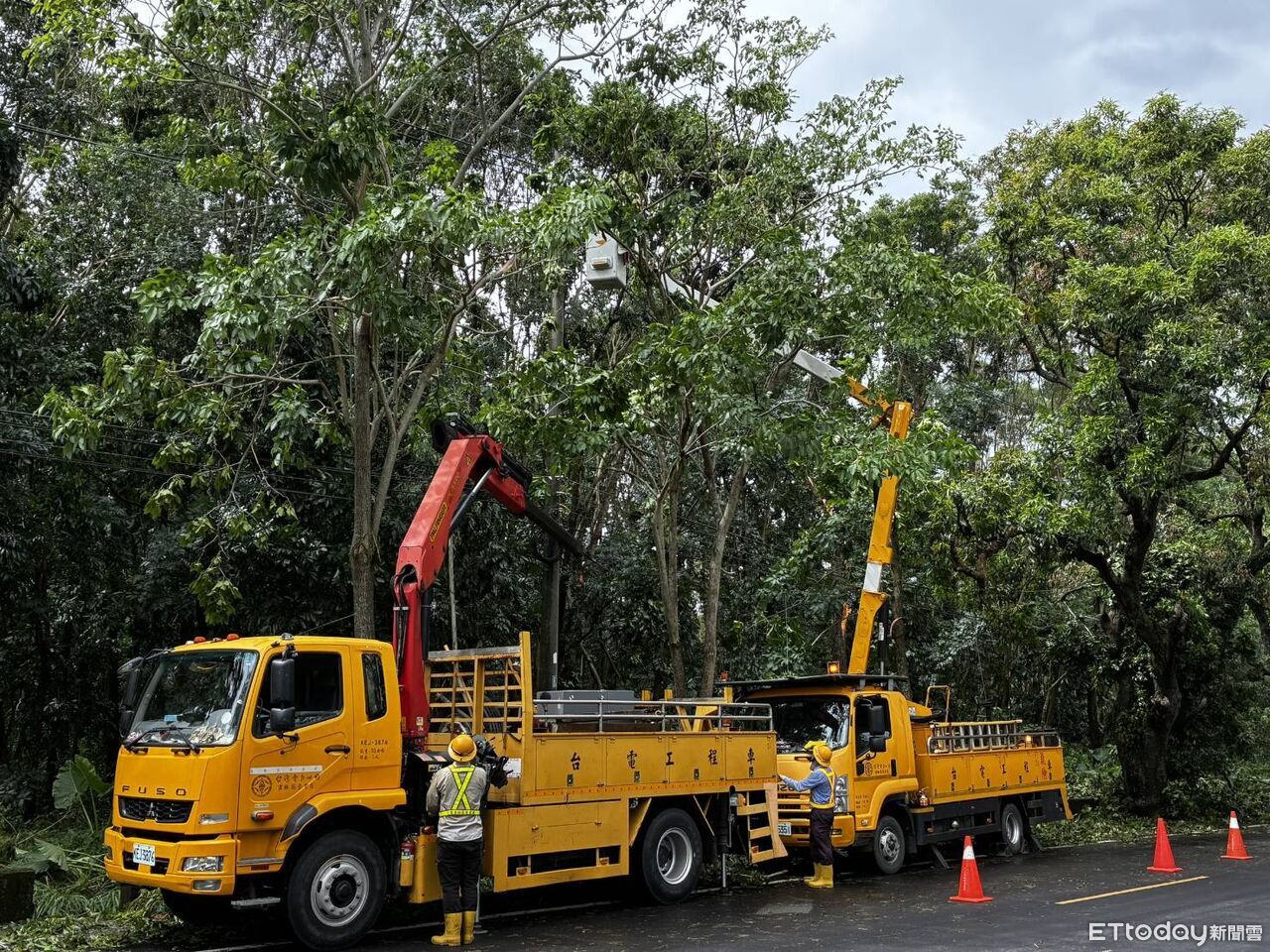 鳳凰颱風來襲　台電雲林區處動員逾200人次嚴陣以待
