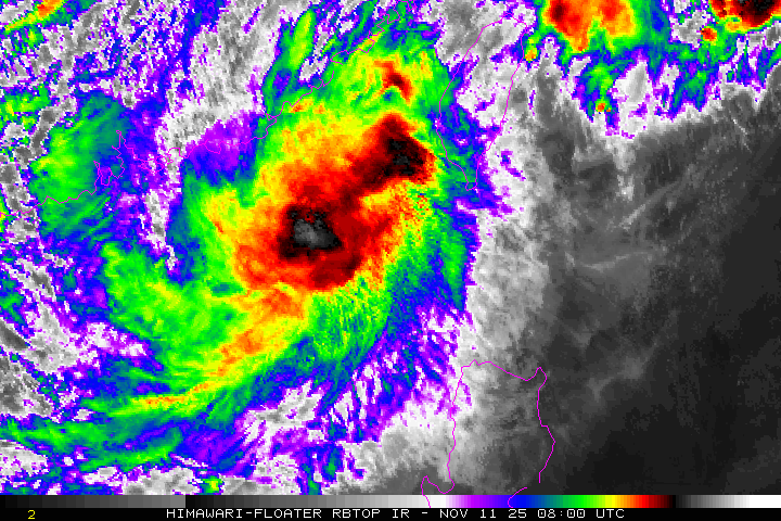 「長條鳳凰」大變形撞台灣　紫爆雨下到新北！估最快下午登陸